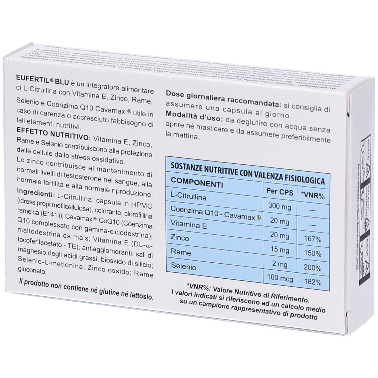 Eufertil Blu 30 Capsule