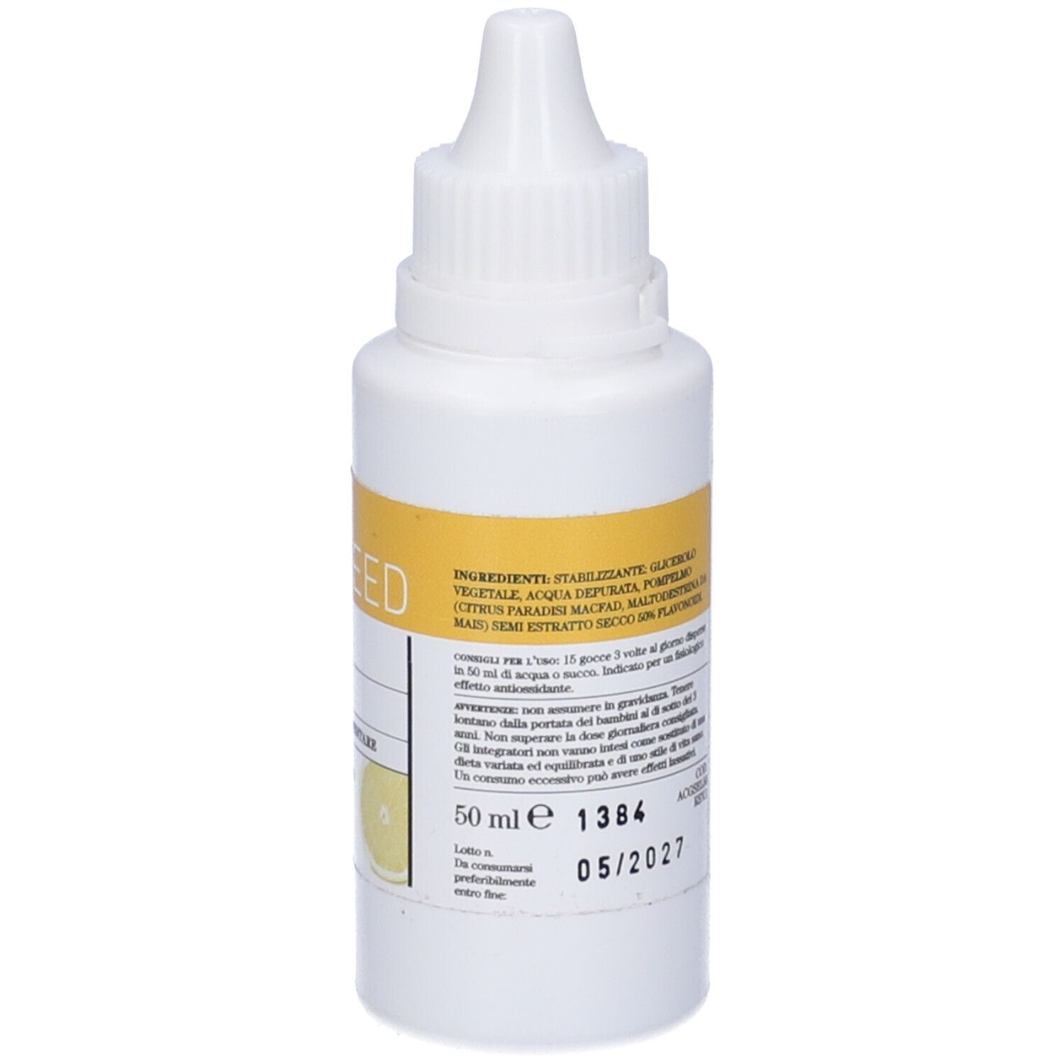 Bioearth Actiseed Plus Semi di Pompelmo Gocce Orali 50 ml