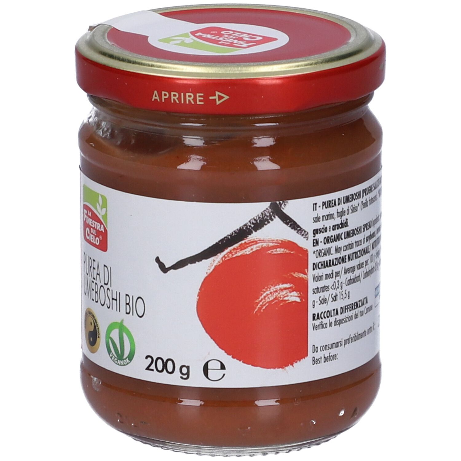 La Finestra Sul Cielo Purea Di Umeboshi 200 G