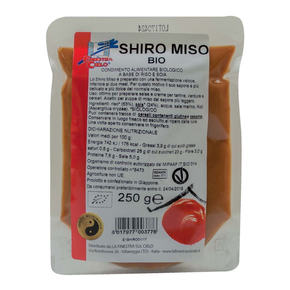 Shiro Miso Bianco Dolce Bio 250 G