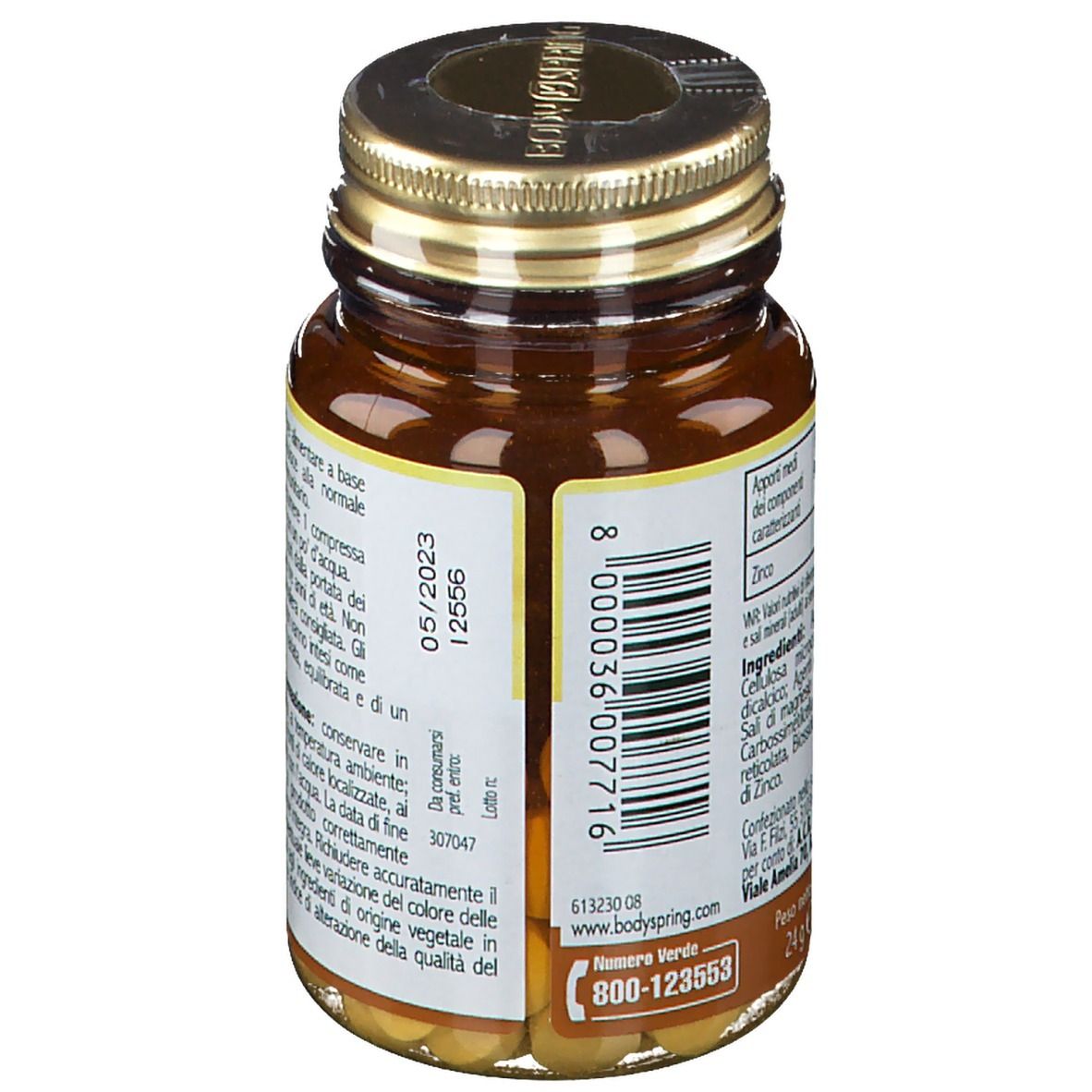 Body Spring Zinco