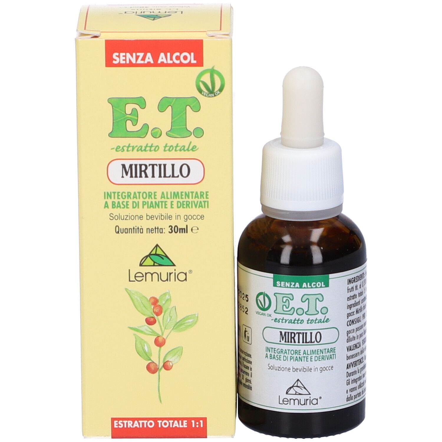 Mirtillo Estratto Titolato 30 Ml