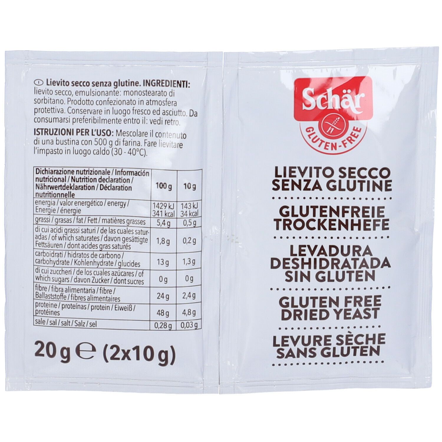 SCHAR Lievito Secco 2x10g