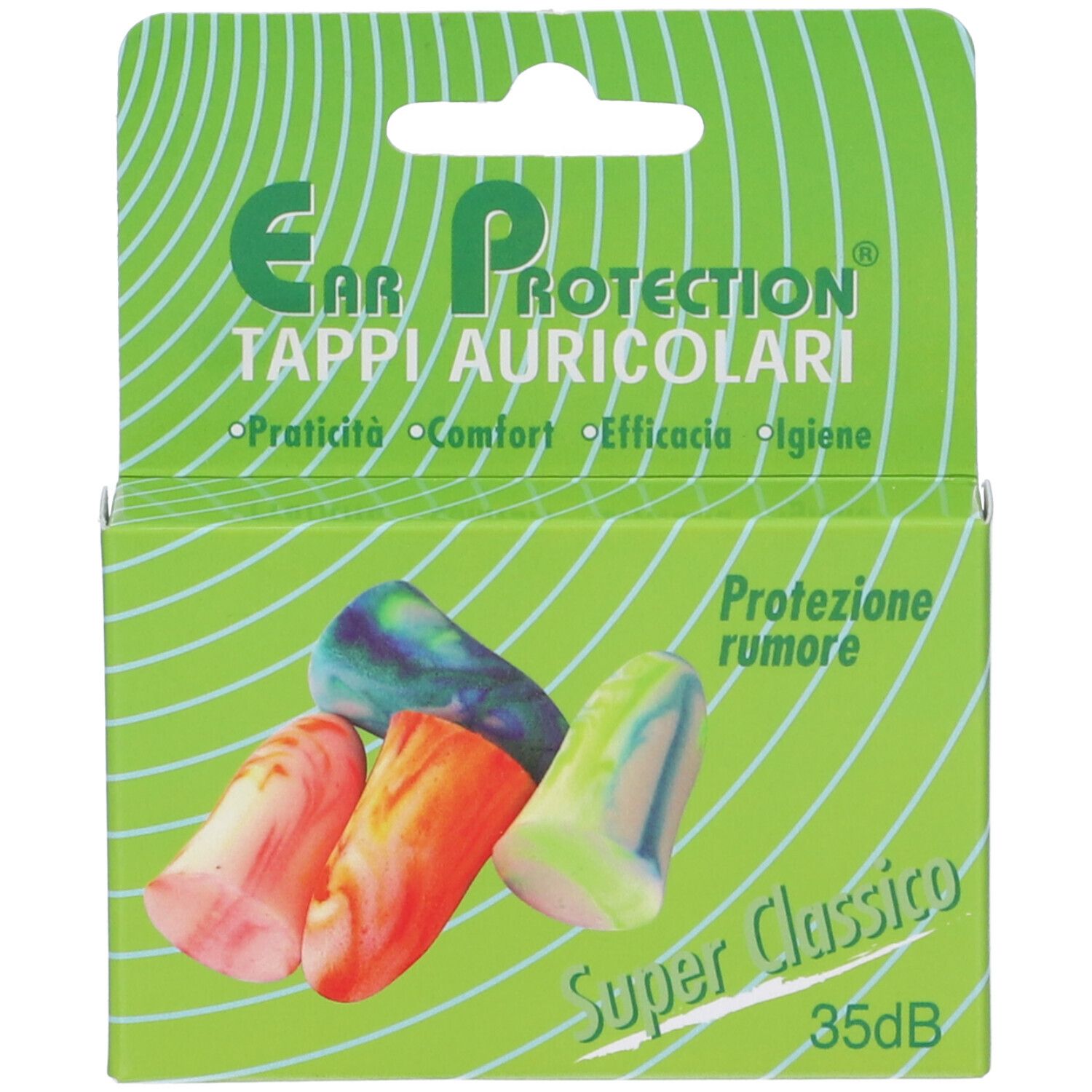 Tappi Auricolari Ear Protection Super Classico 4 Pezzi