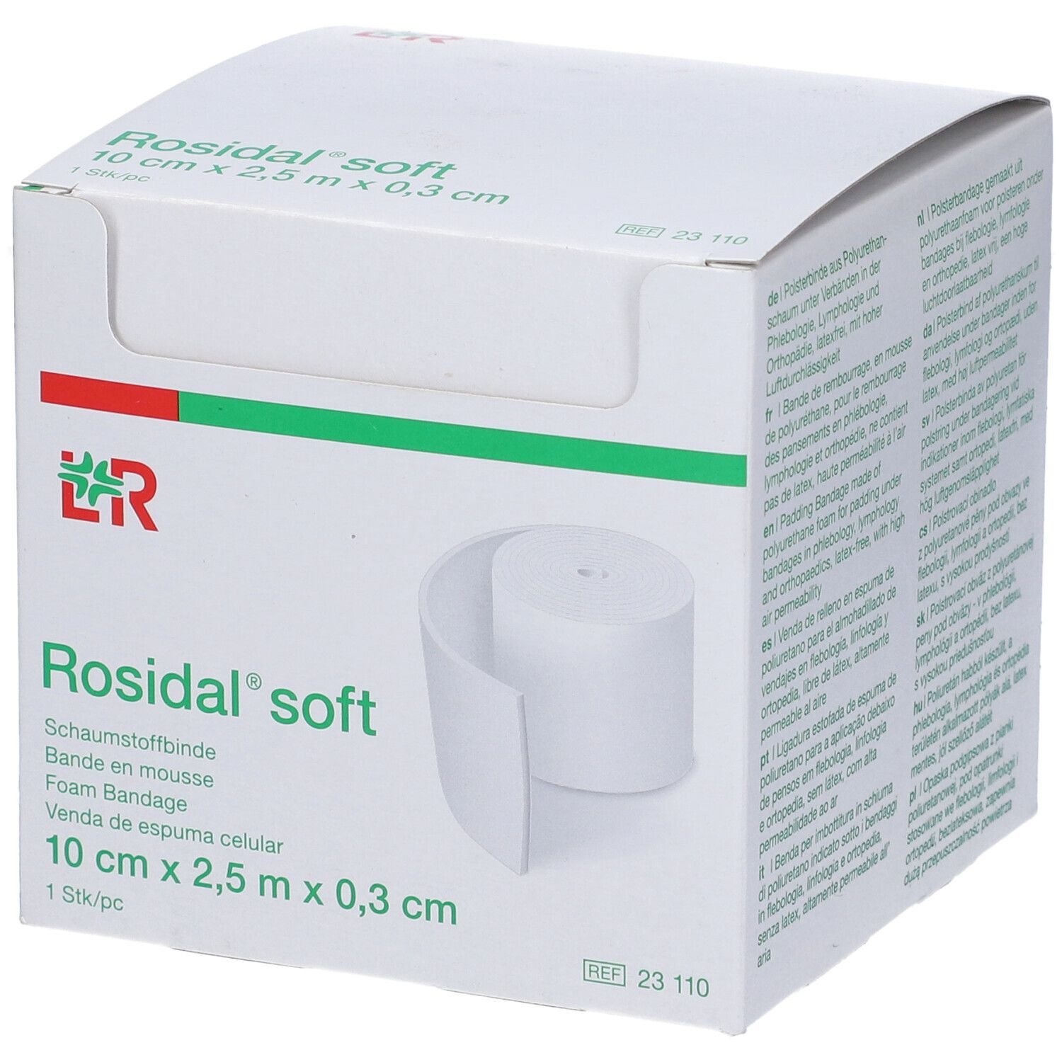 LR Rosidal Soft 10 cm x 2,5 m x 0,3 cm