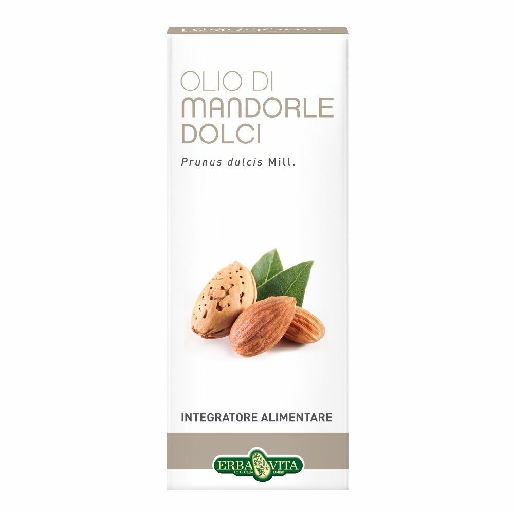 Olio di Mandorle Dolci Erba Vita da 100ml e da 200ml