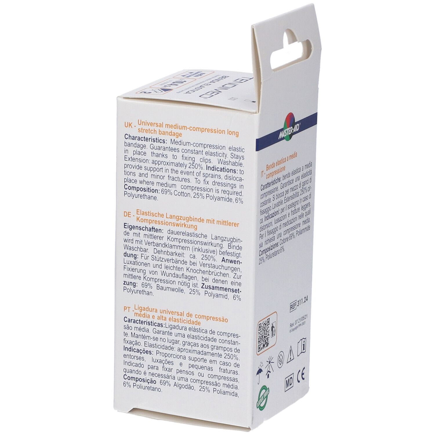Master•aid Tendimed Benda Elastica cm 10 x 4,5 m