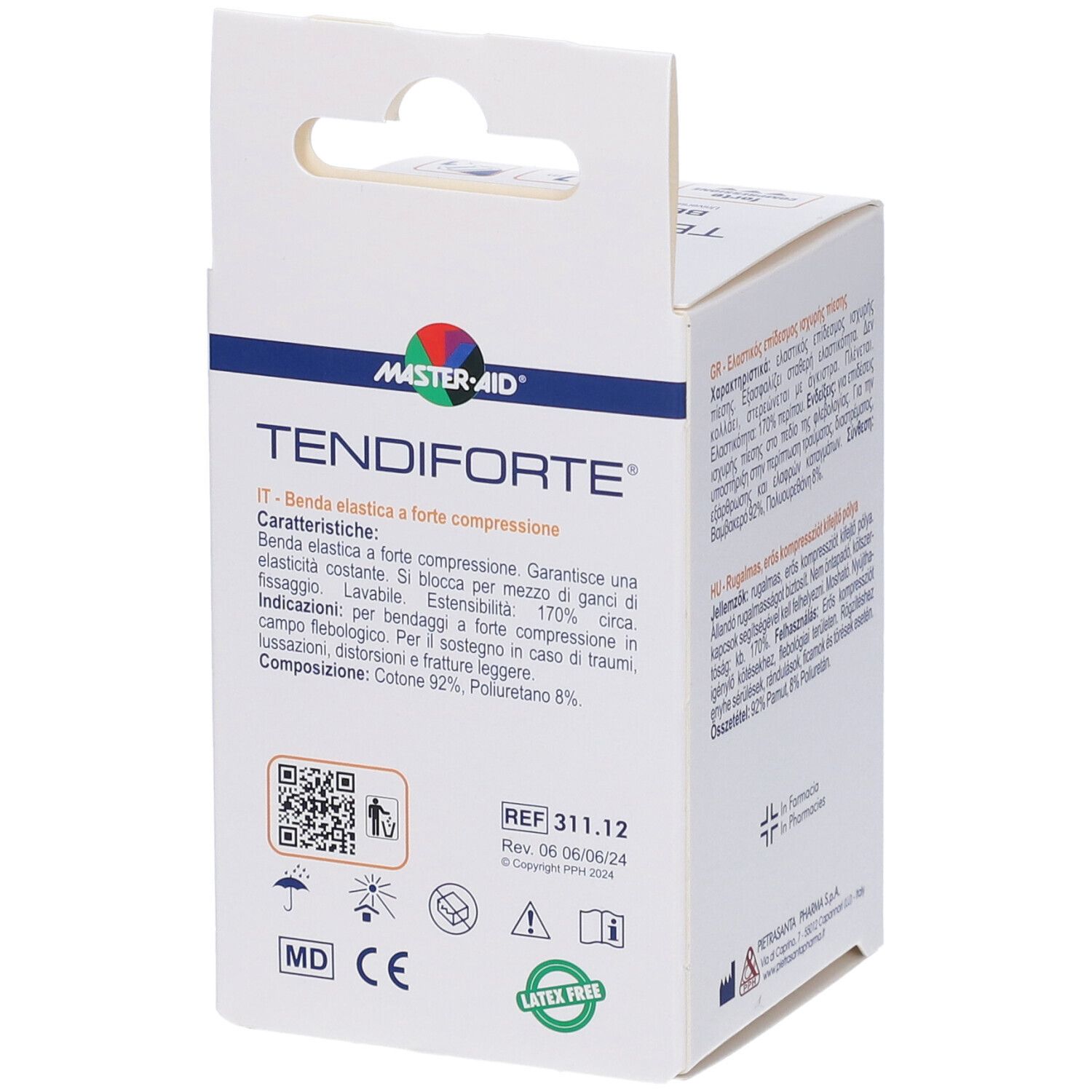 Benda Elastica Master-Aid Tendiforte 8X7