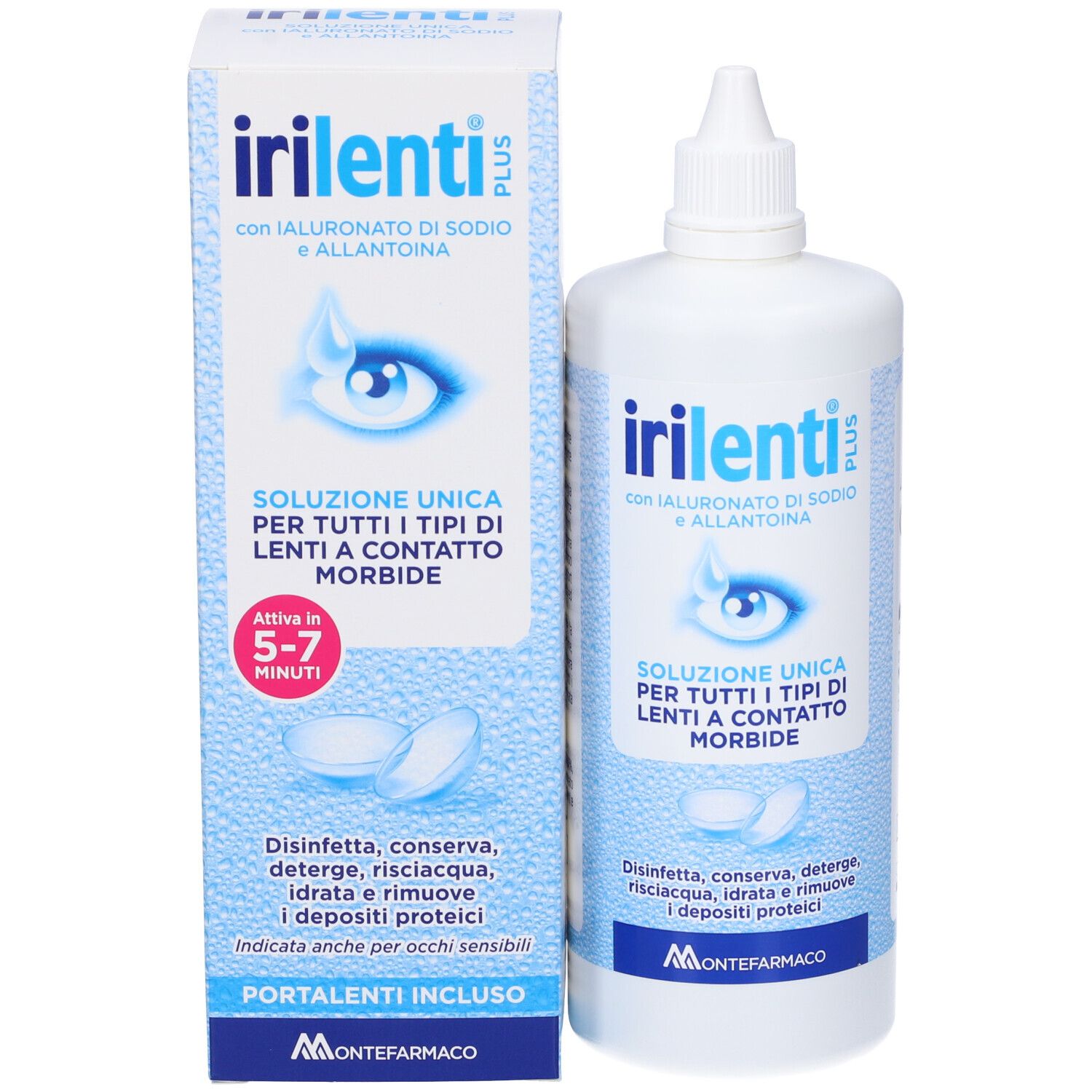 SOLUZIONE UNICA PER LENTI A CONTATTO IRILENTI 100ML