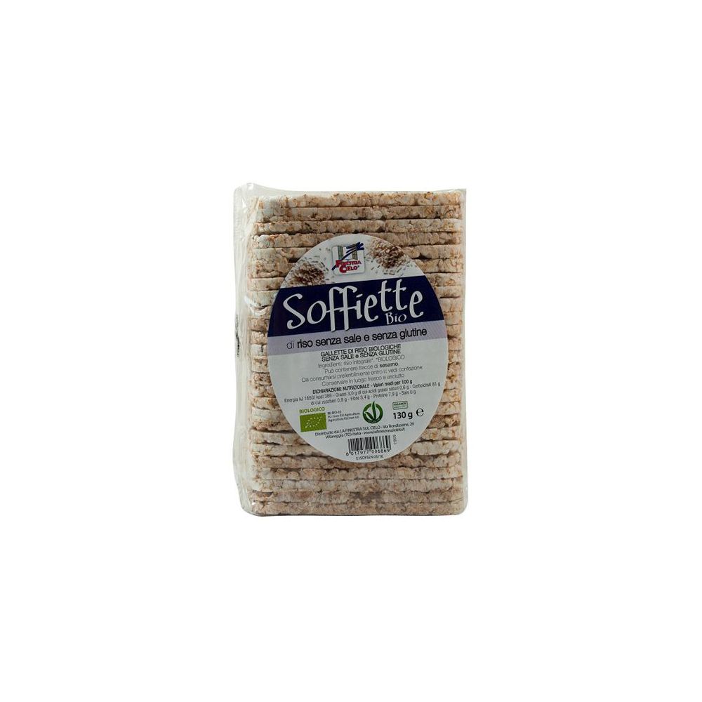 Soffiette Bio Senza Sale E Senza Glutine 130 G
