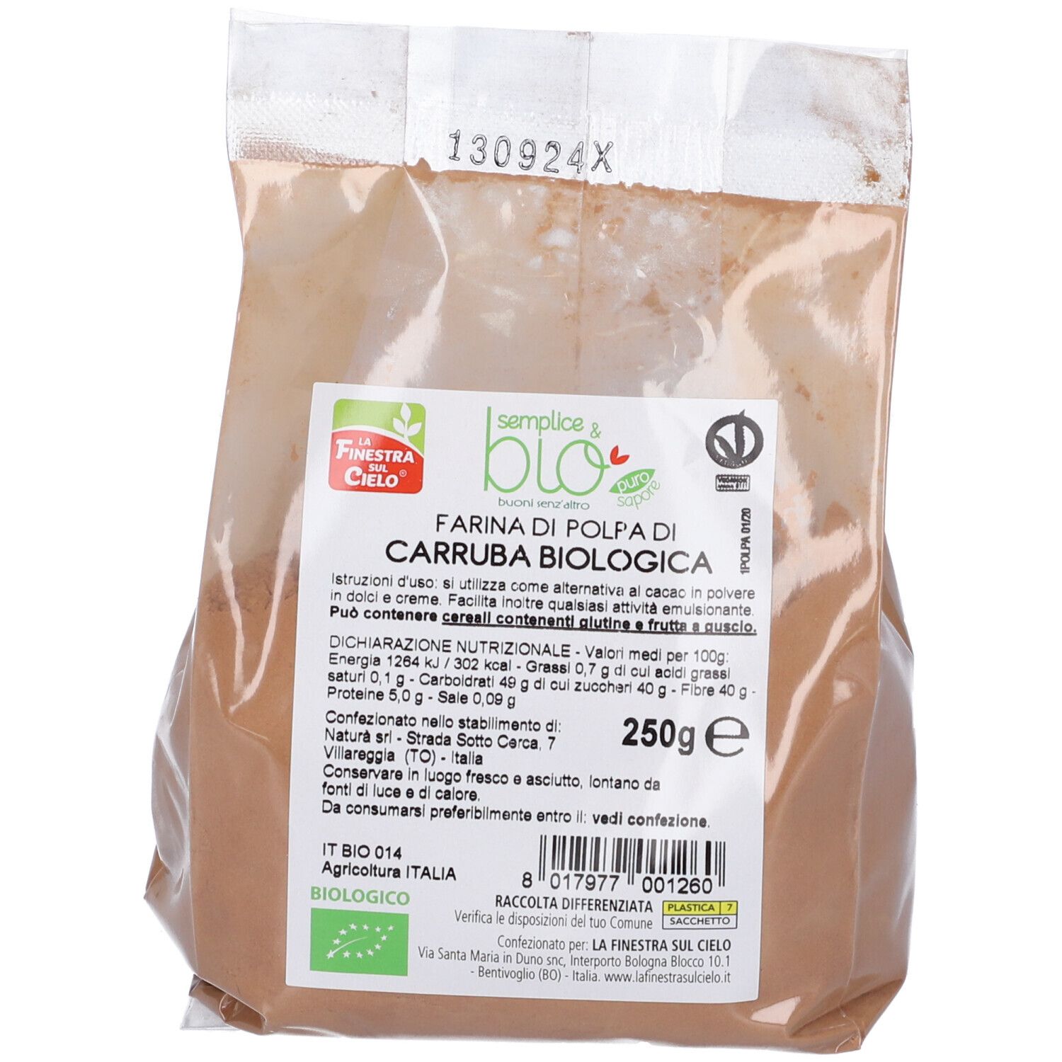 Carruba Polp Bio Far Sempl&Bio