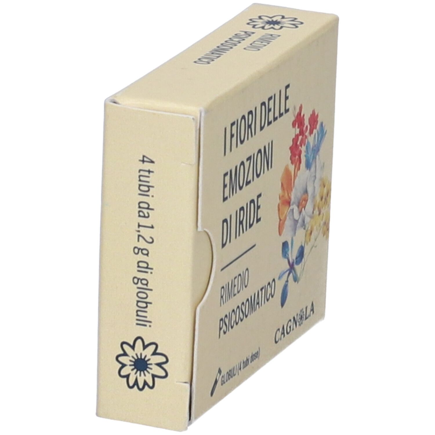 Confezione "I Fiori Delle Emozioni Di Iride", Rimedio Psicosomatico, 4 tubi da 1,2g di globuli.