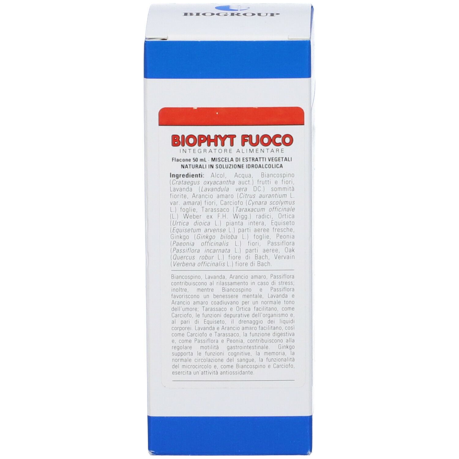 Biophyt Fuoco 50 Ml Soluzione Idroalcolica