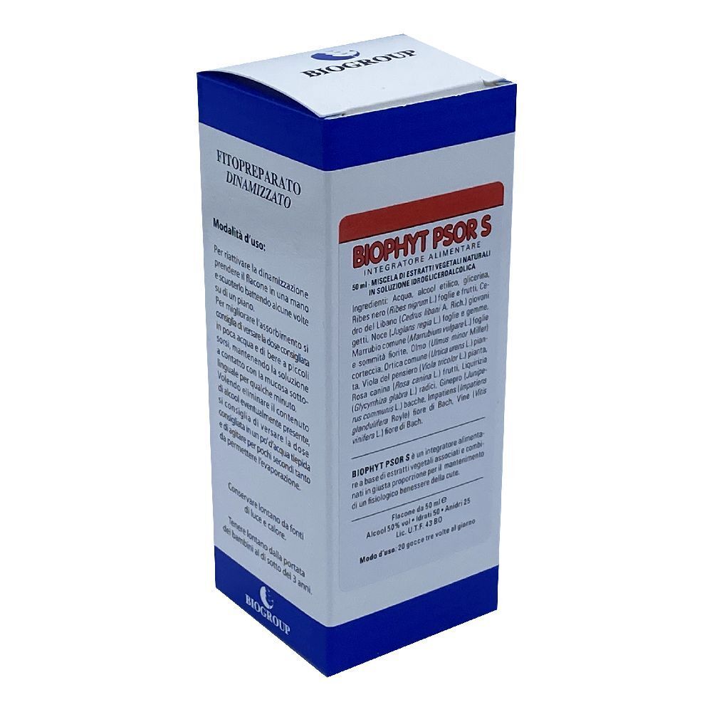 Biophyt Psor S 50 Ml Soluzione Idroalcolica