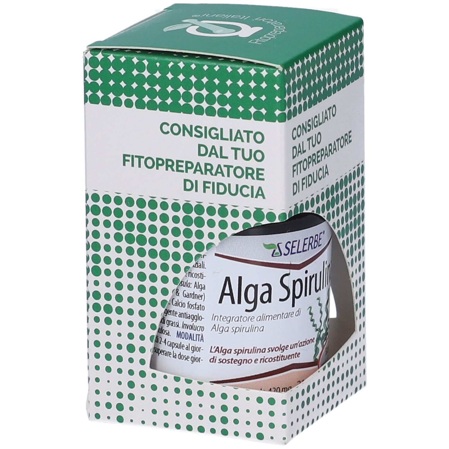 Selerbe Alga Spirulina Estratto Titolato Capsule
