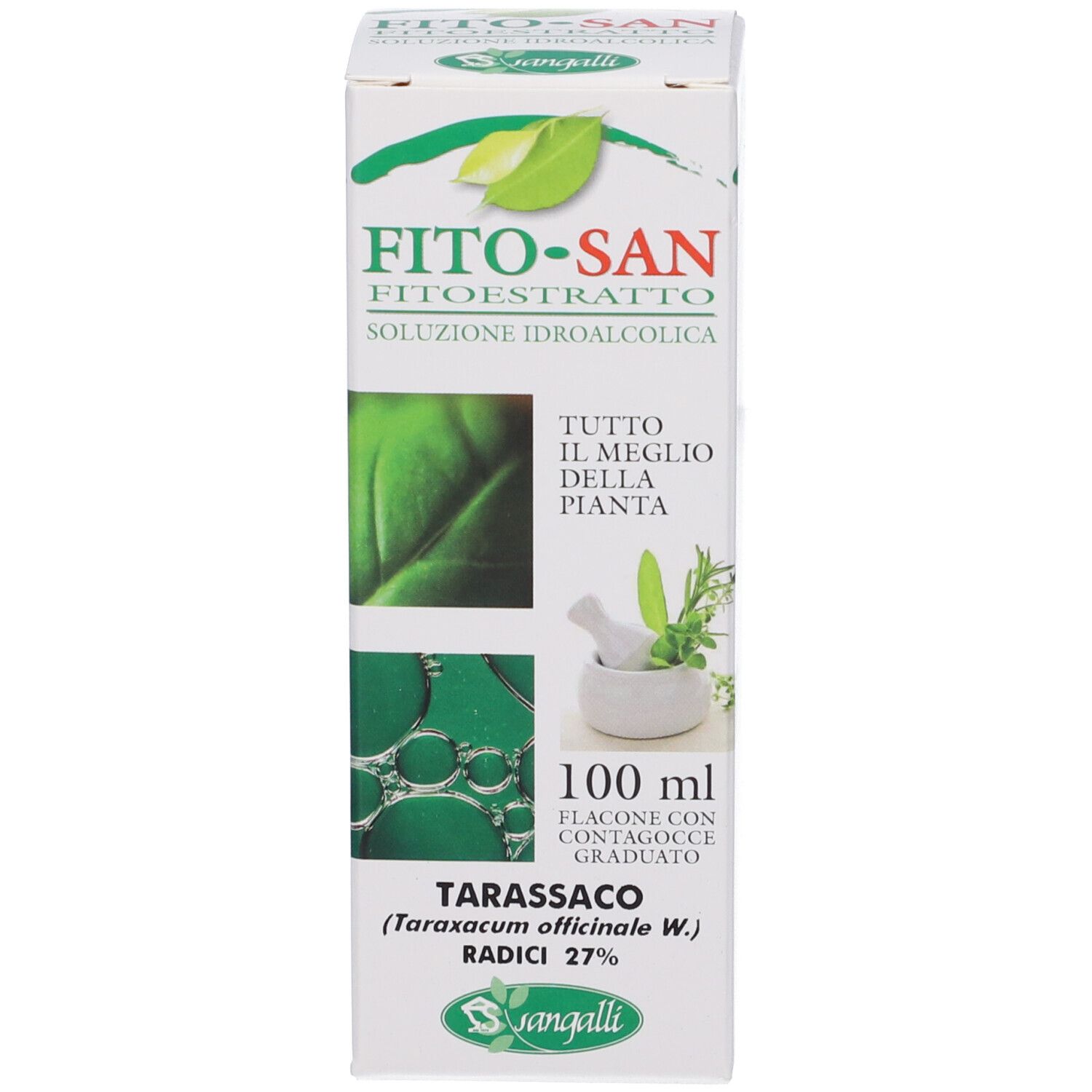 Soluzione idroalcolica Fito-San Tarassaco, 100 ml.