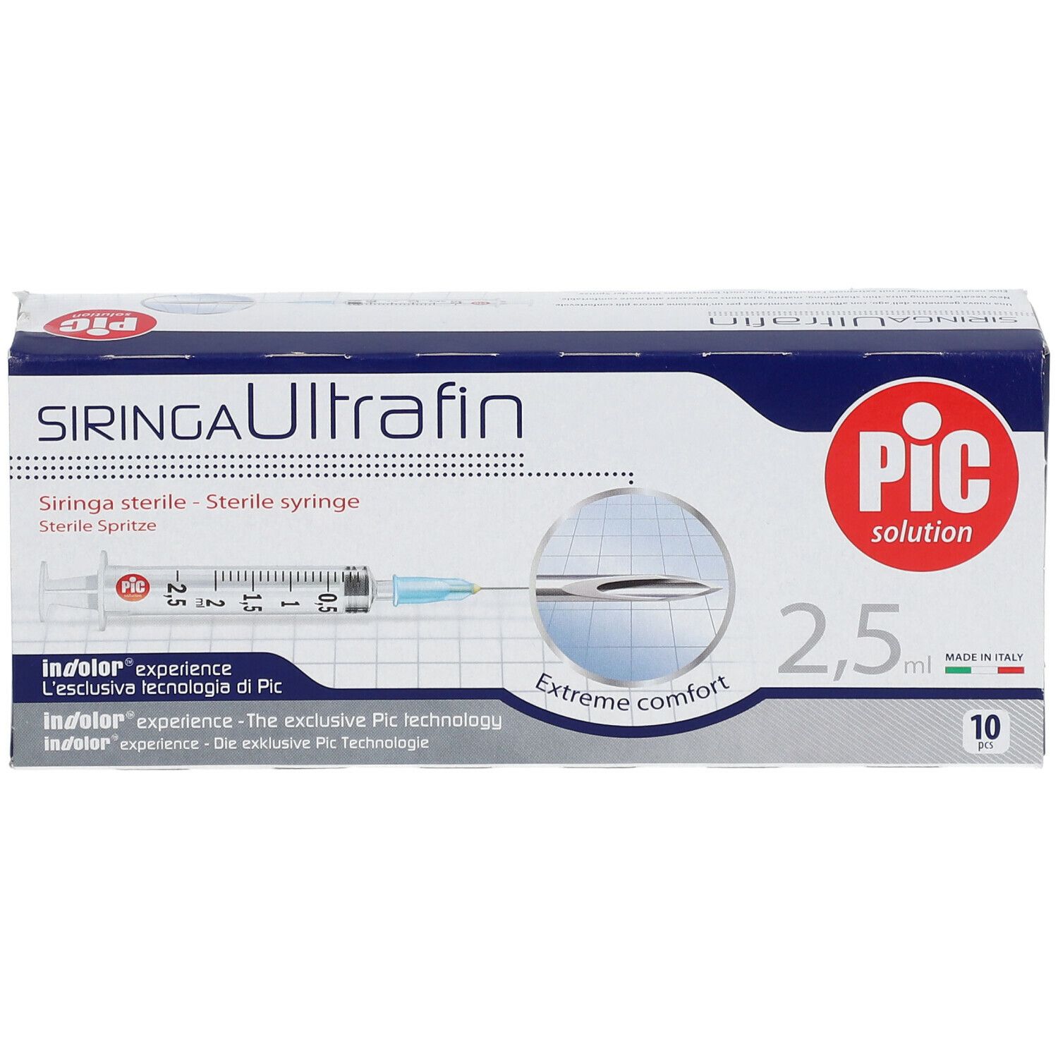 Pic Siringa Ultrafin 5 ml 10 pezzi