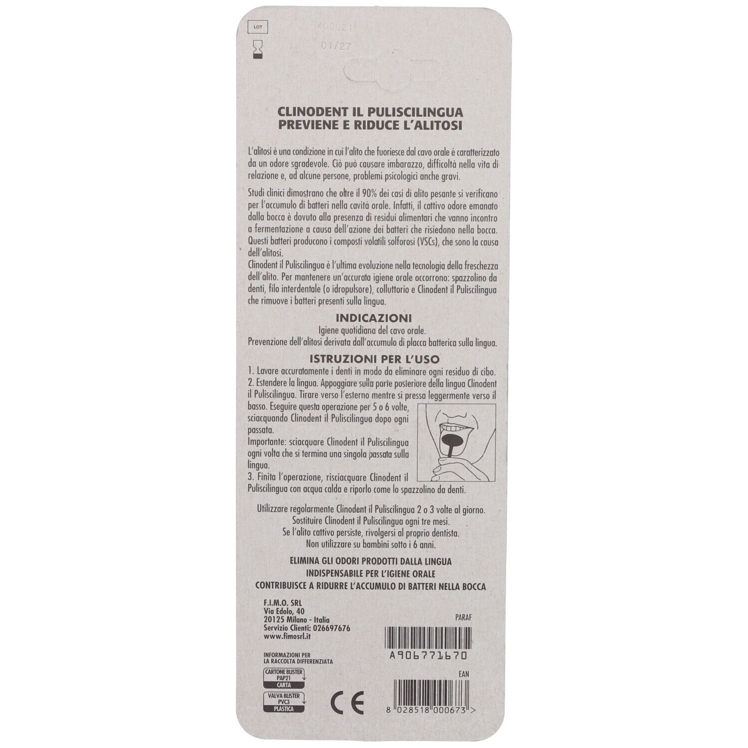 Clinodent Spaik Il Puliscilingua