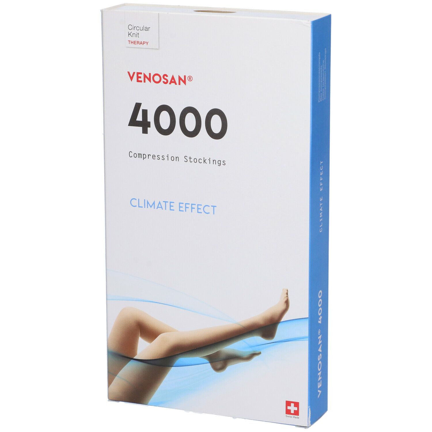 Venosan 4001 K1 Gambaletto Nero Lungo Punta Chiusa M