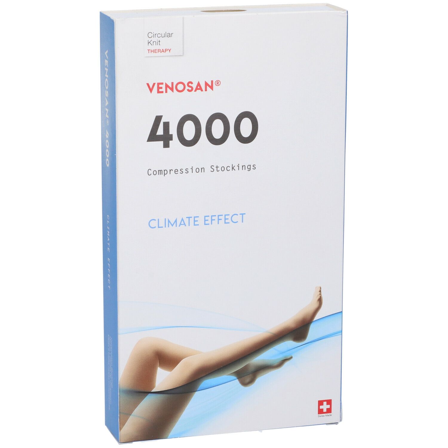 Venosan 4001 K1 Gambaletto Nero Lungo Punta Chiusa M