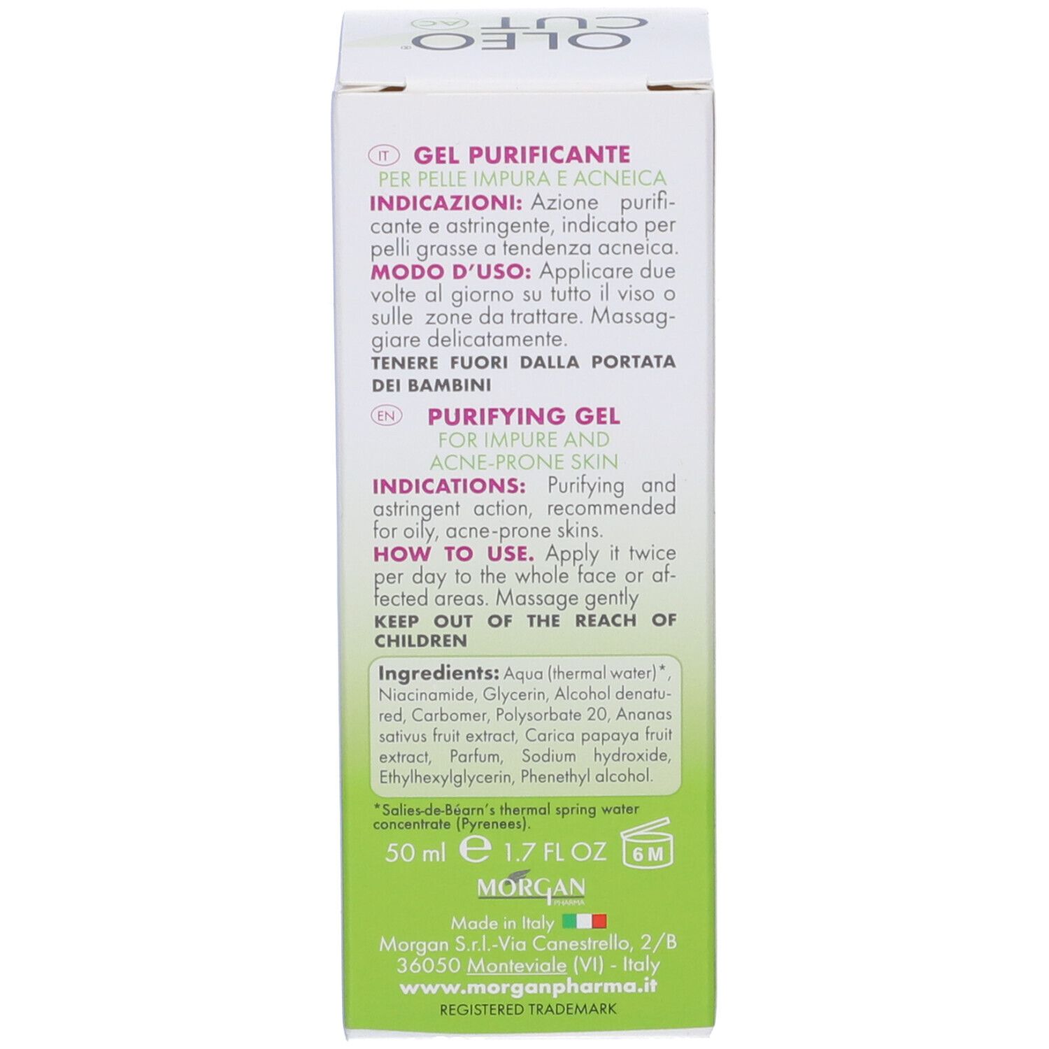 Oleocut Gel Purificante Ac 50 Ml