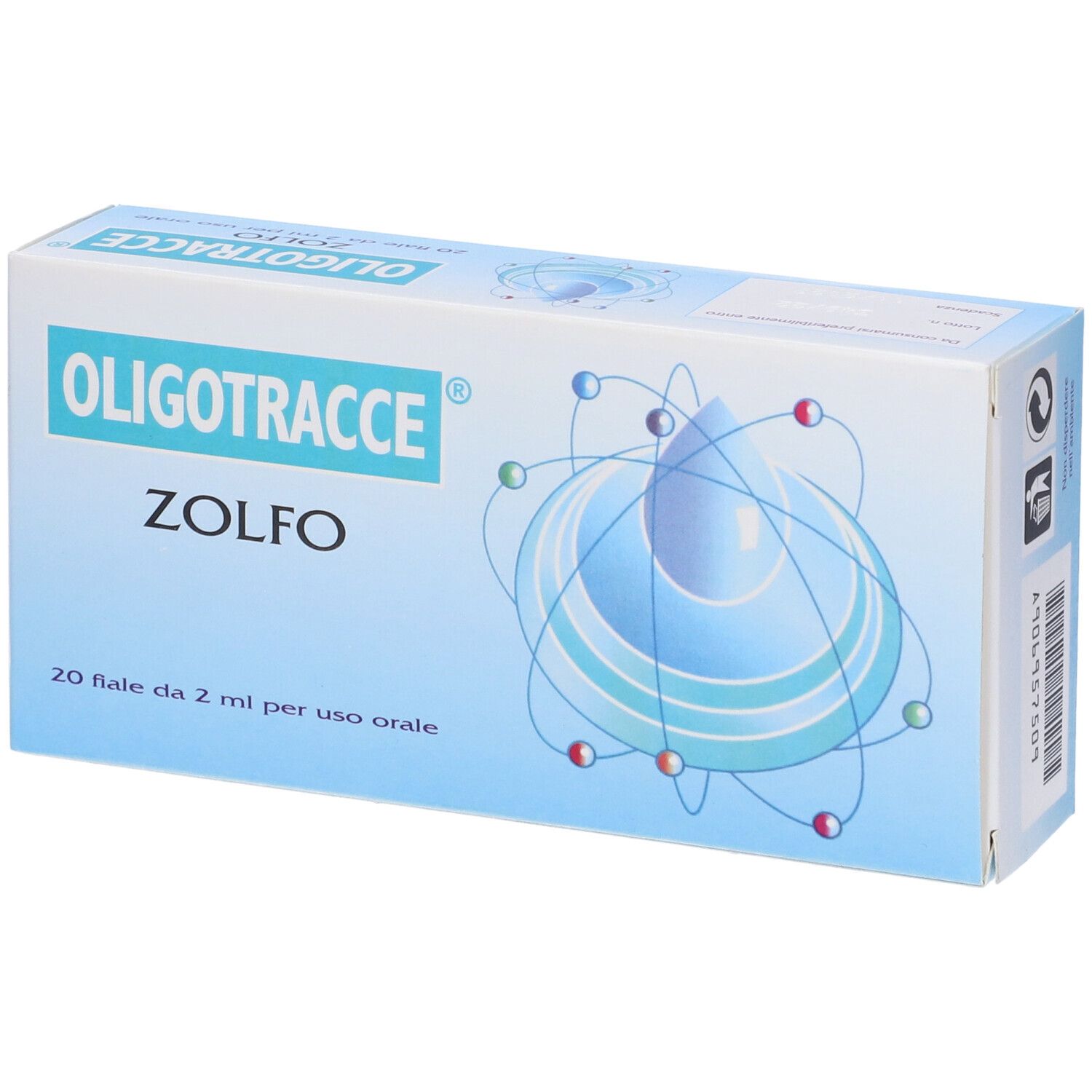 Oligotracce Zolfo 20 Fiale 2 Ml