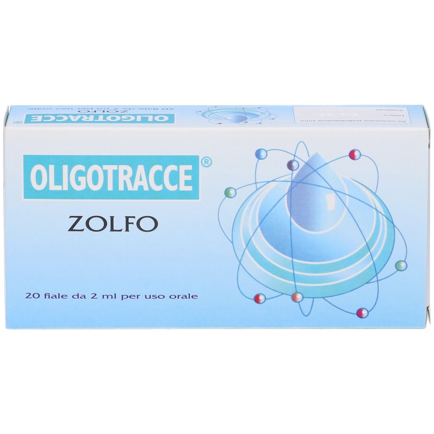 Oligotracce Zolfo 20 Fiale 2 Ml