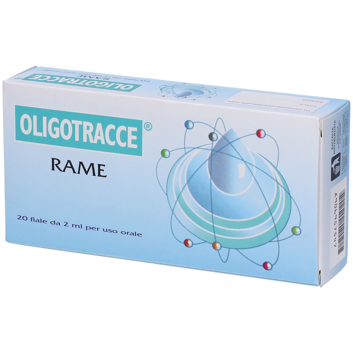 Oligotracce Rame 20F 2Ml