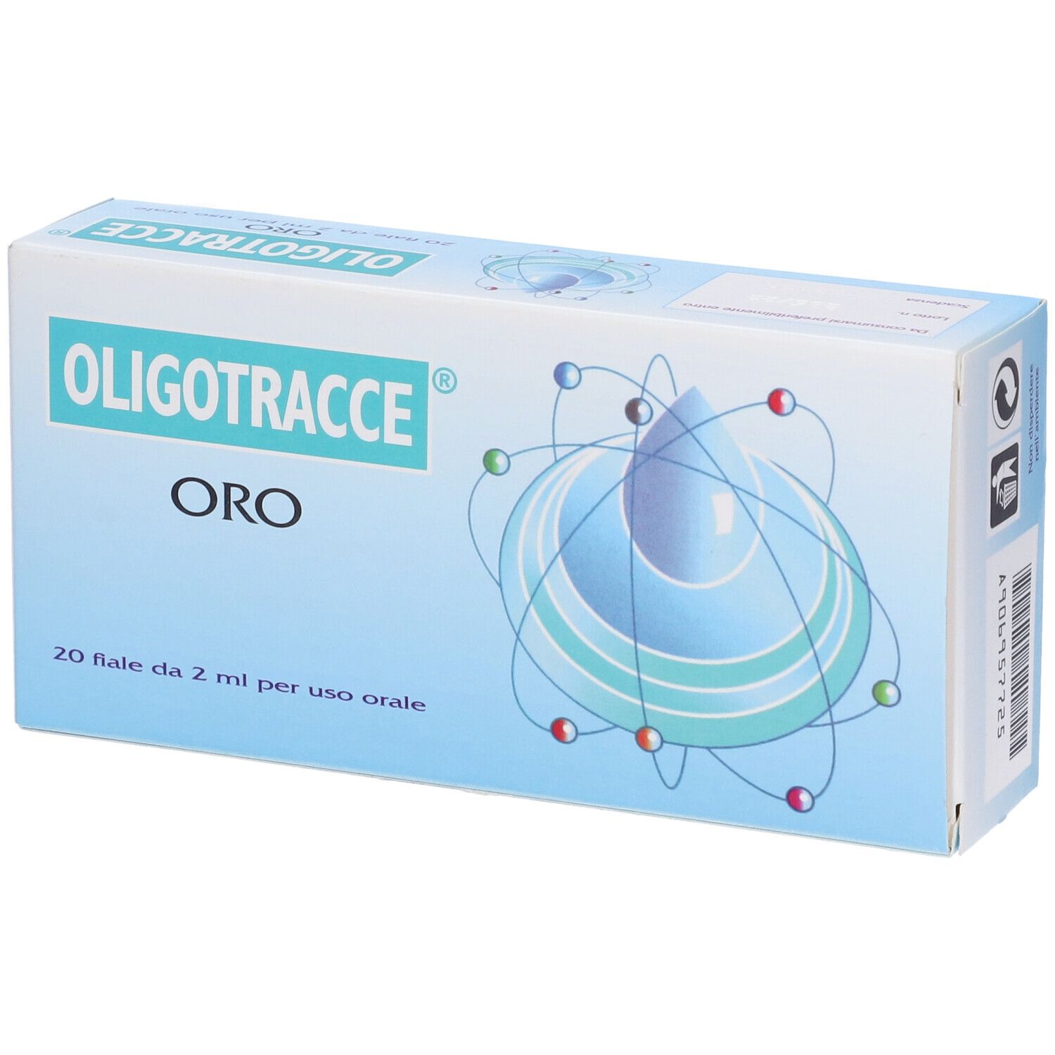 Oligotracce Oro 20 Fiale 2 Ml