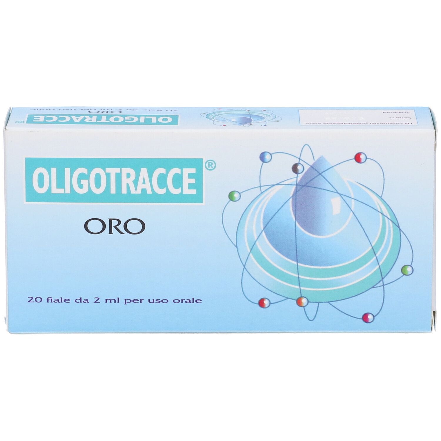 Oligotracce Oro 20 Fiale 2 Ml