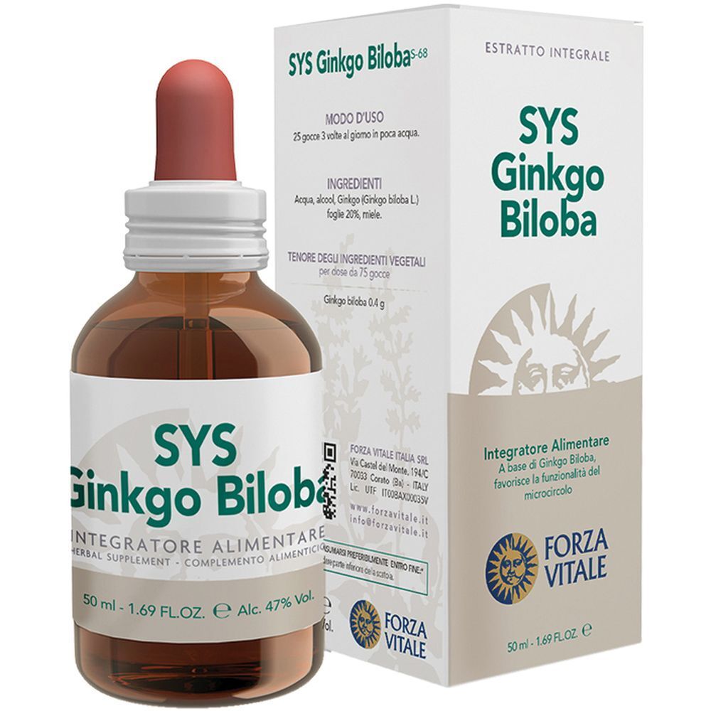 Sys Ginkgo Biloba Gocce 50Ml