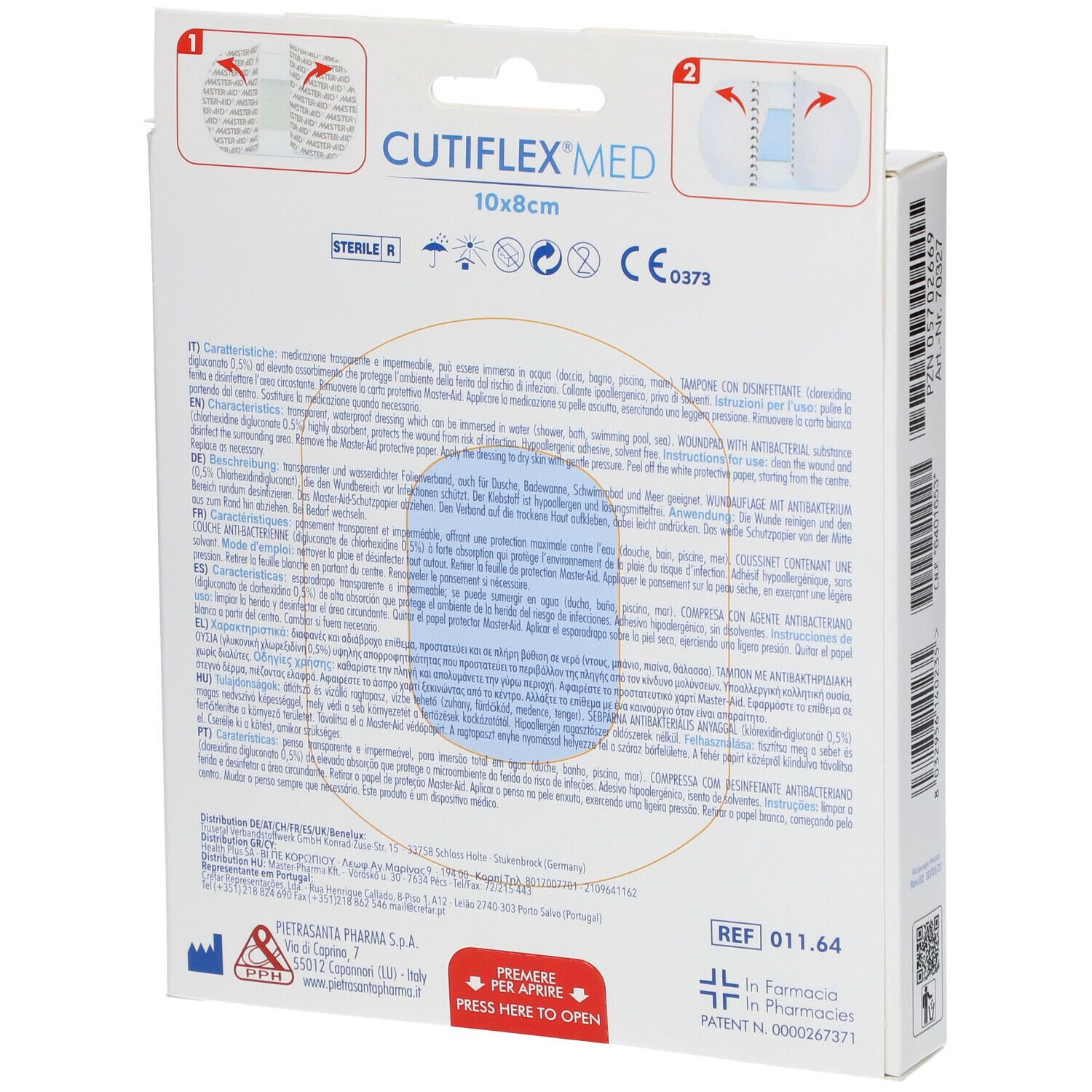 Master Aid® Cutiflex® Waterproof 10 x 8 cm