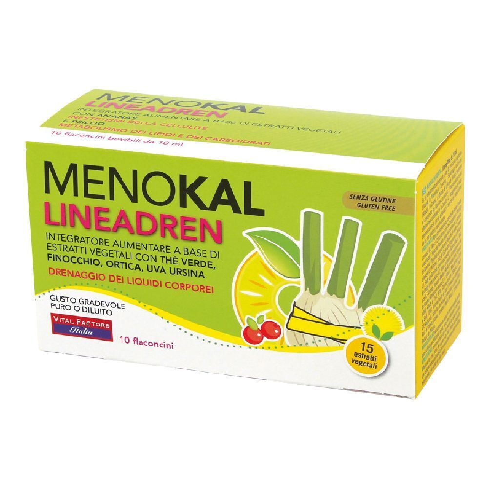Menokal Lineadren 10 Flaconcini 10 Ml