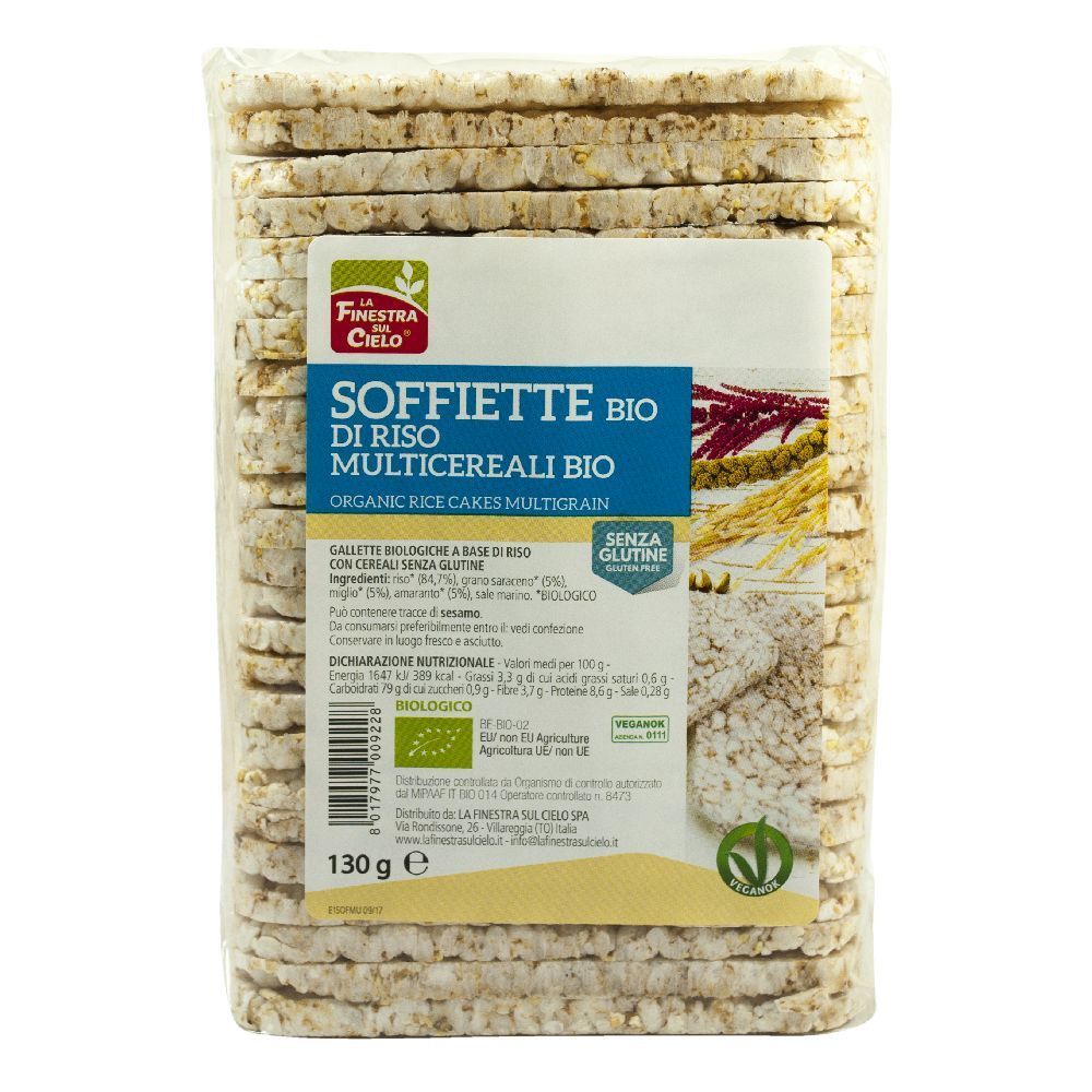 Soffiette Multicereali Con Sale Bio 130 G