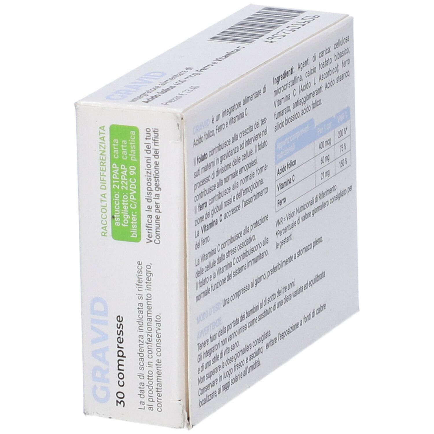 Agips Farmaceutici Gravid Compresse