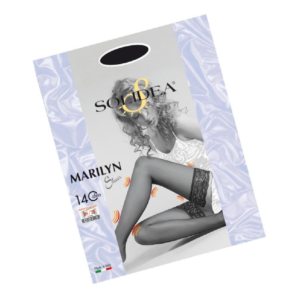 Marilyn 140 Sheer Calza Autoreggente Sabbia 4
