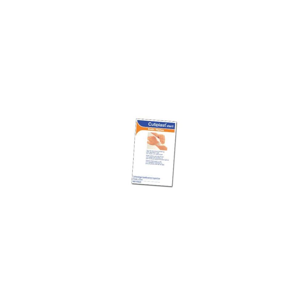 Medicazione Cutiplast Steril Adesiva Supporto In Tnt Adesivo Poliacrilato Ipollergenico Tampone Non Aderente 7,2X5 Cm 5 Pezzi