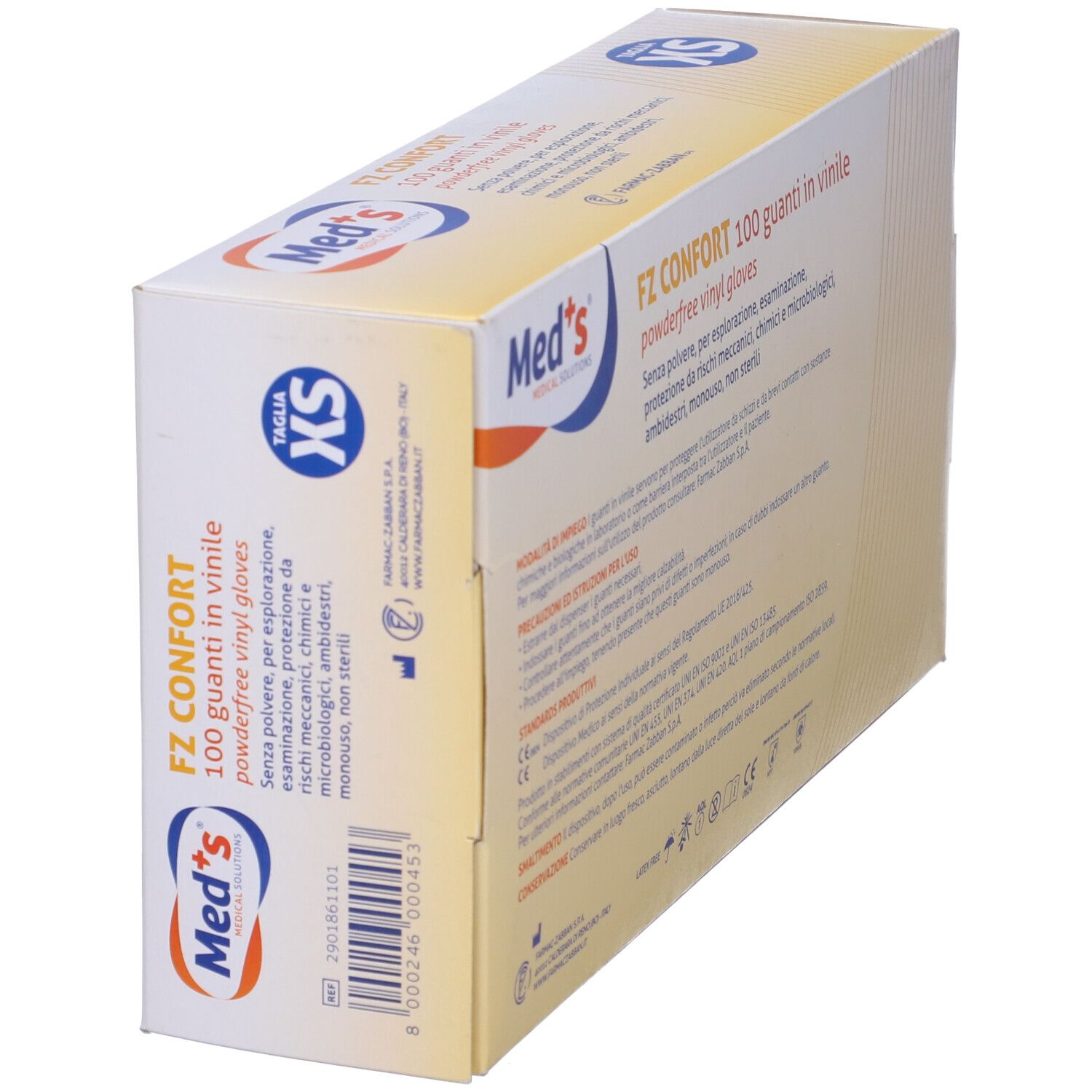 Guanto In Vinile Confort Misura Extra Small Antiaderente Biocompatibile Utilizzabile Anche A Contatto Con Sostanze Alimentari 100 Pezzi Senza Polvere