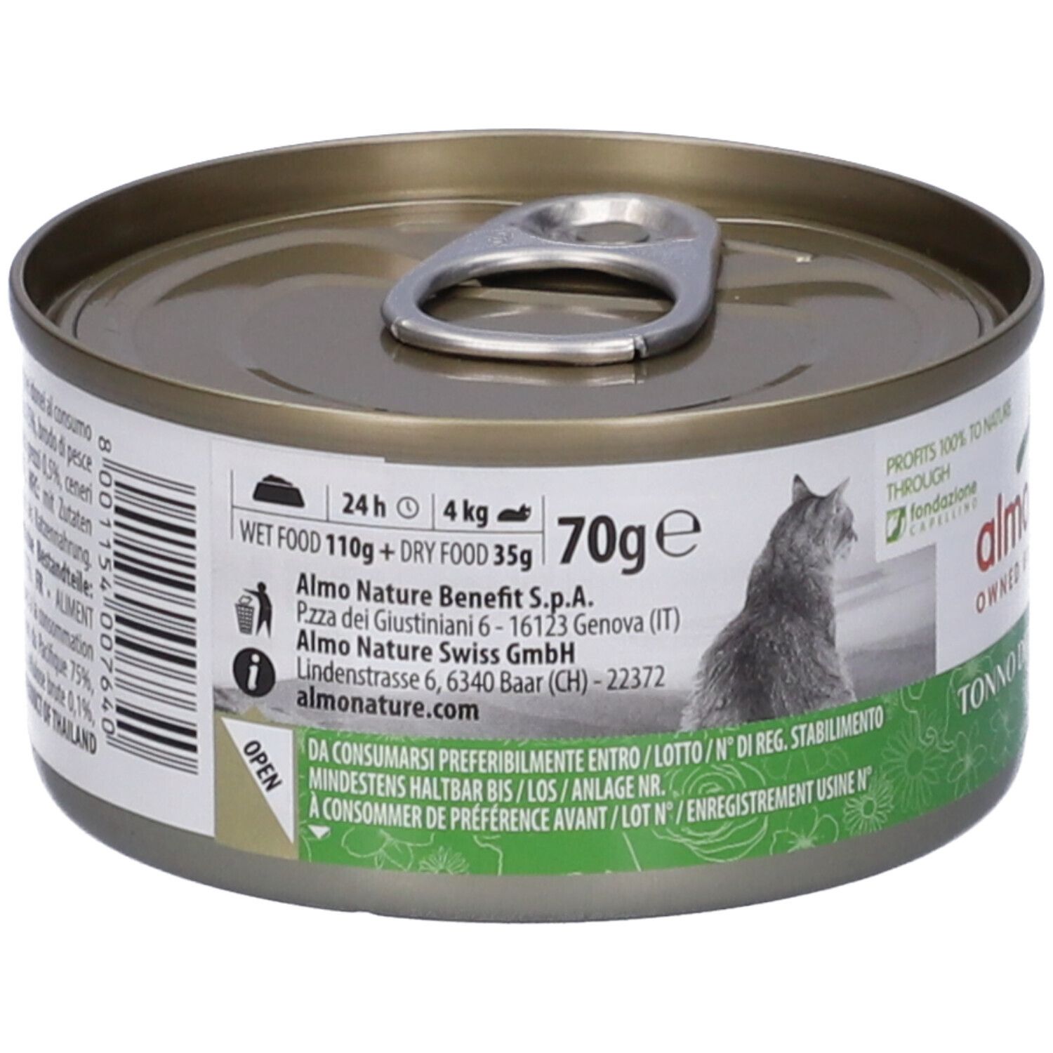 Almo Nature HFC Natural Tonno del Pacifico Alimento per Gatti