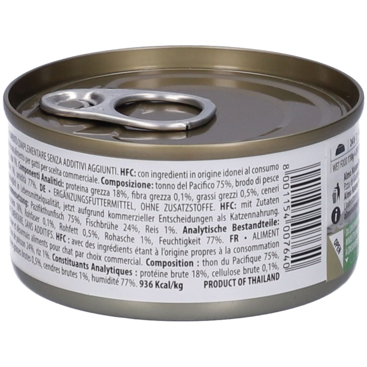 Almo Nature HFC Natural Tonno del Pacifico Alimento per Gatti