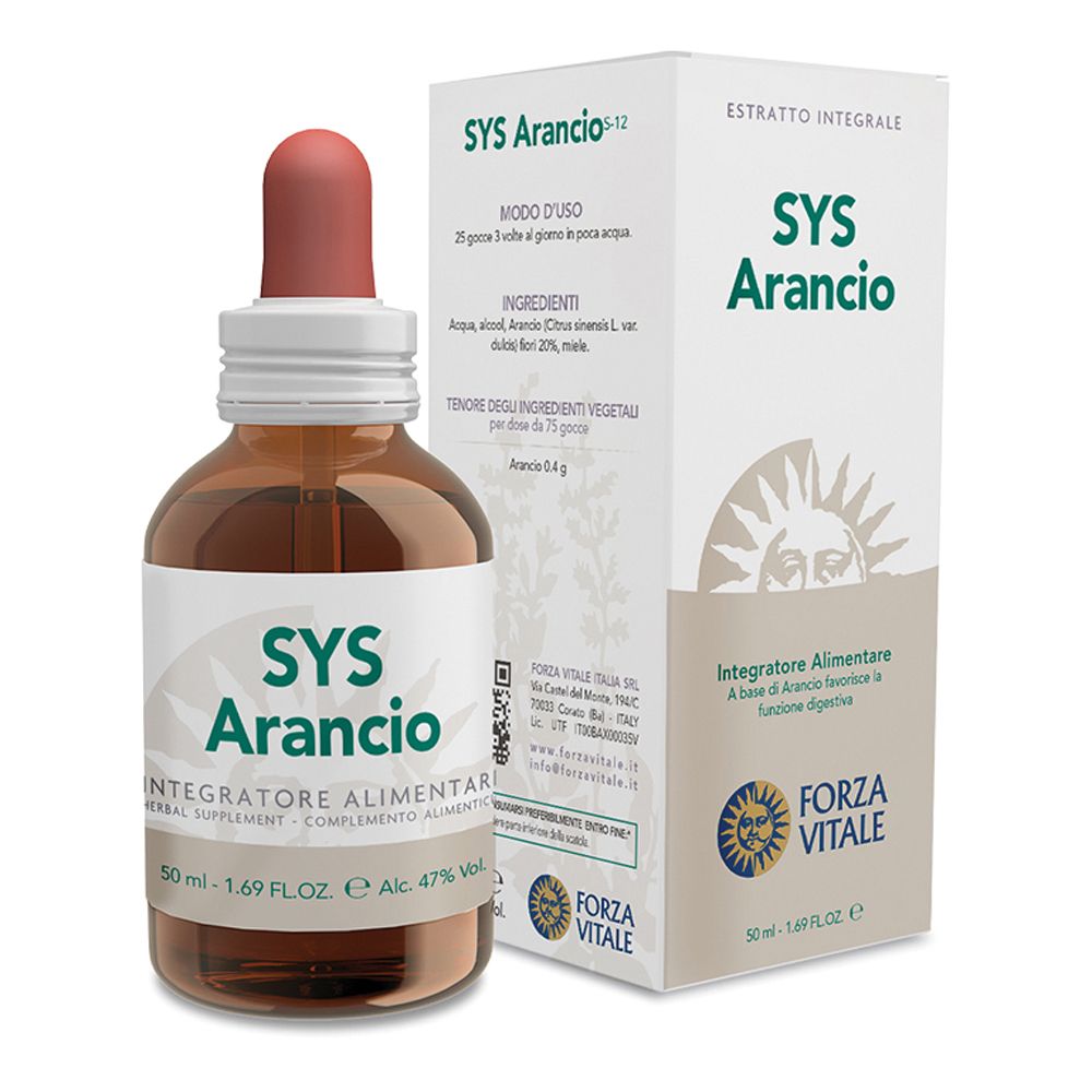 Sys Arancio Fiori Gocce 50 Ml Professional