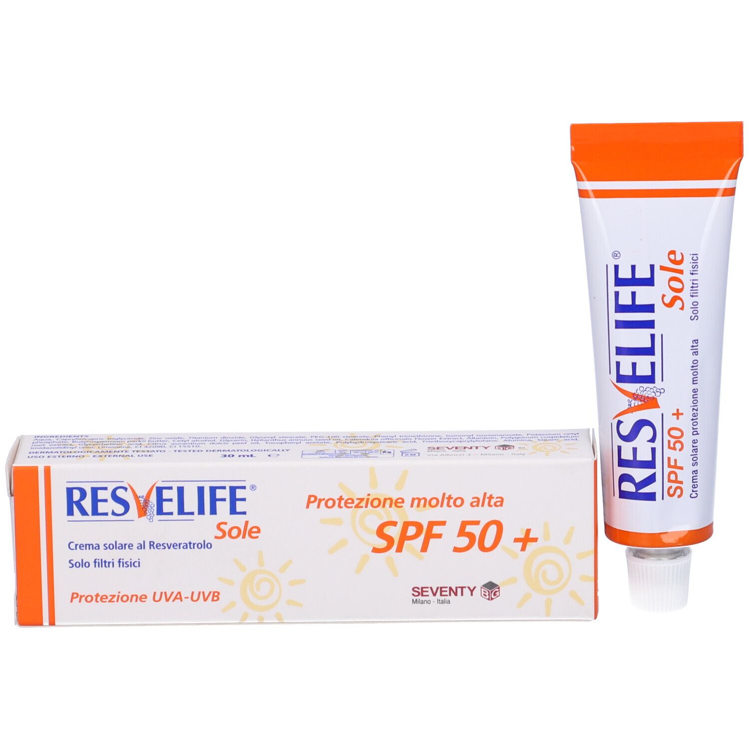 Resvelife Sole Tot Crema Spf50 30 Ml