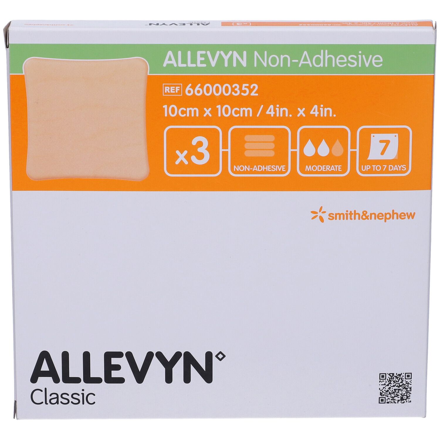 Medicazione Idrocellulare Sterile Altamente Assorbente Non Adesiva In Schiuma Di Poliuretano 10X10Cm 3 Pezzi