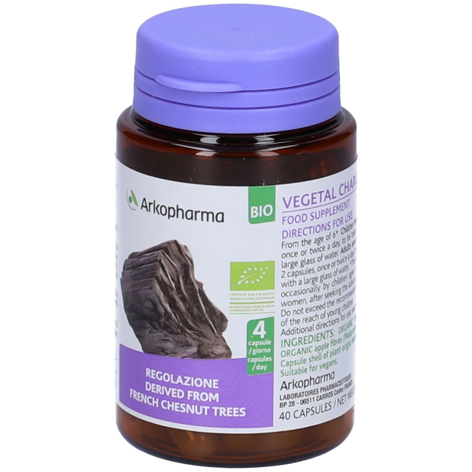 Arkopharma ARKOCAPSULE® Carbone Vegetale