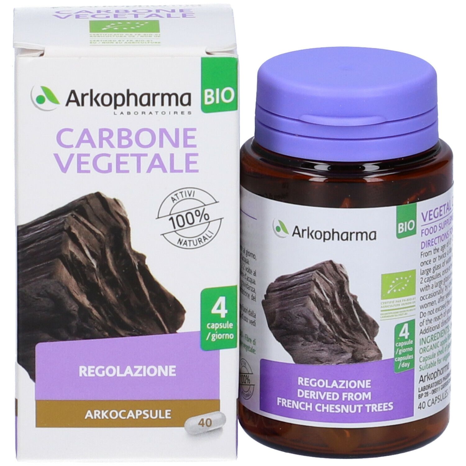 Arkopharma ARKOCAPSULE® Carbone Vegetale
