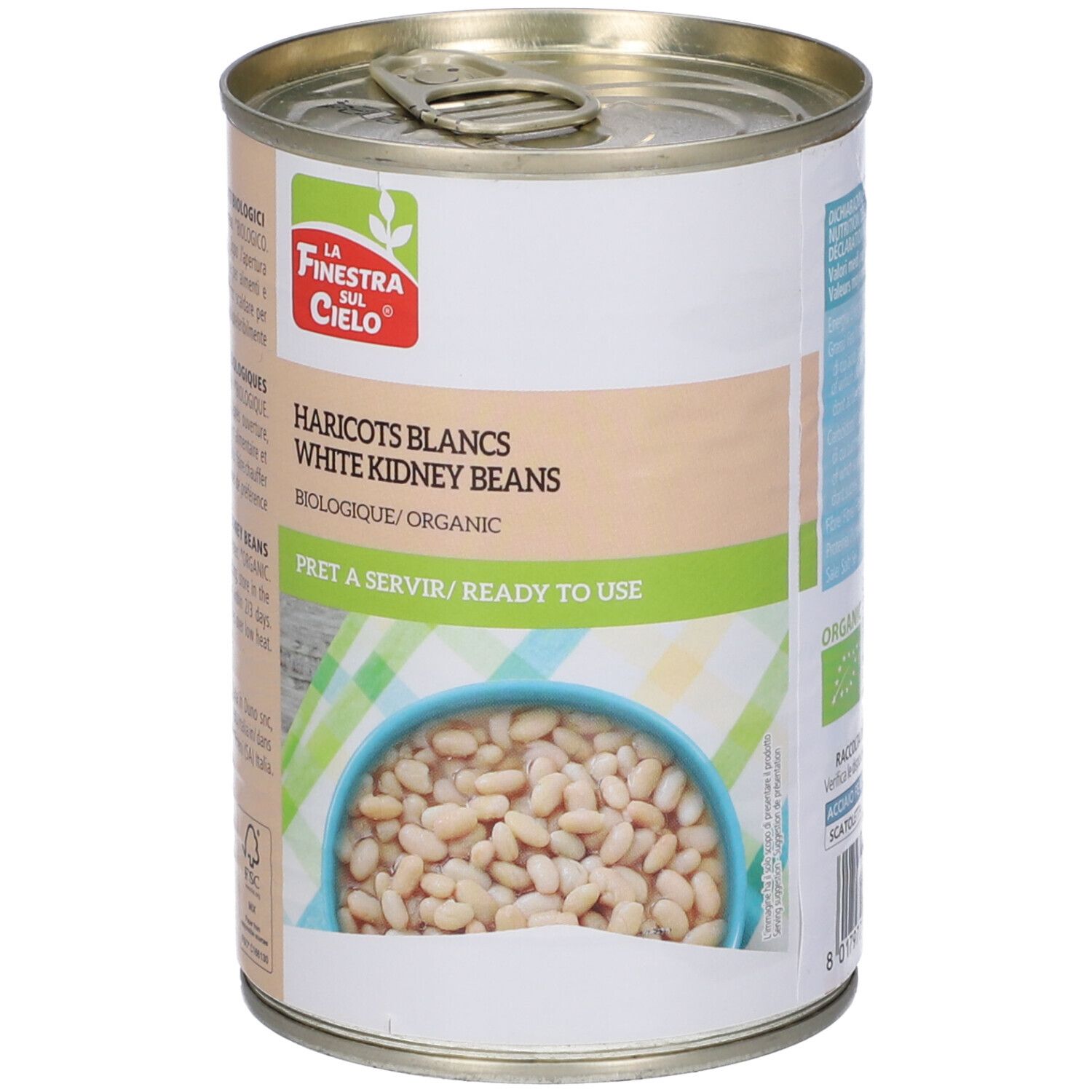 Rapunzel Fagioli Cannellini Bio in Scatola, 400 g - Piccantino Shop Online  Italia