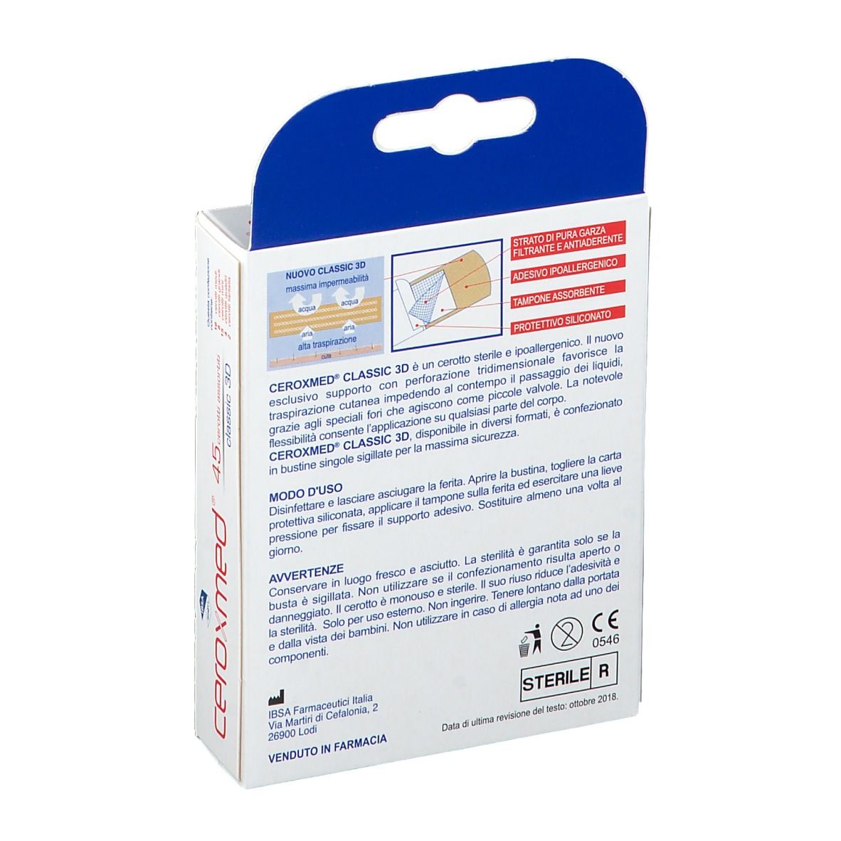 CEROXMED® Classic 3D 45 cerotti assortiti