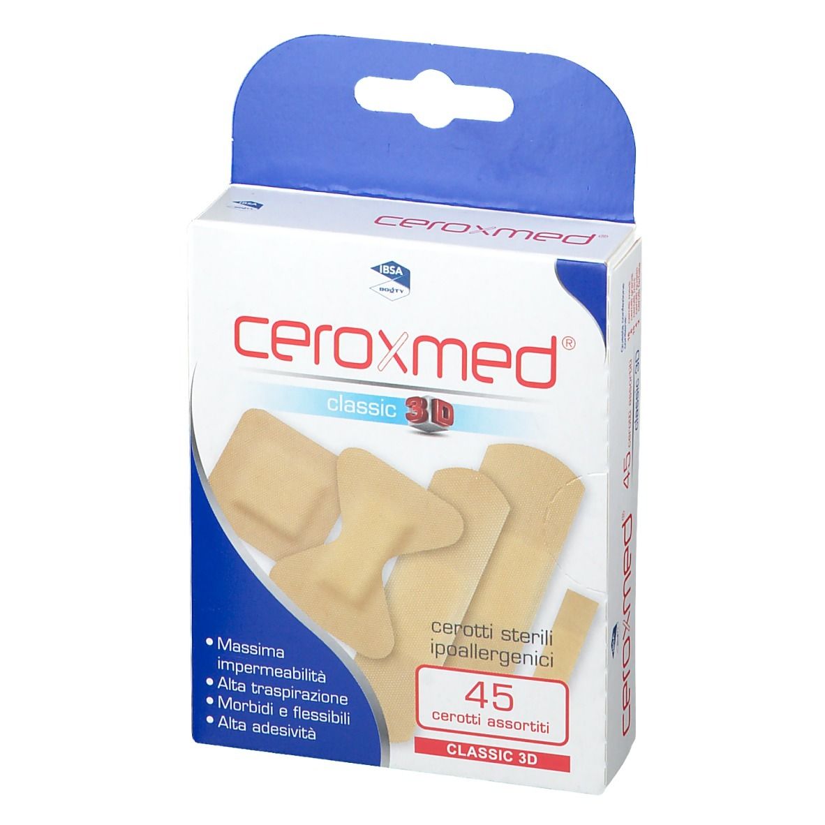 CEROXMED® Classic 3D 45 cerotti assortiti
