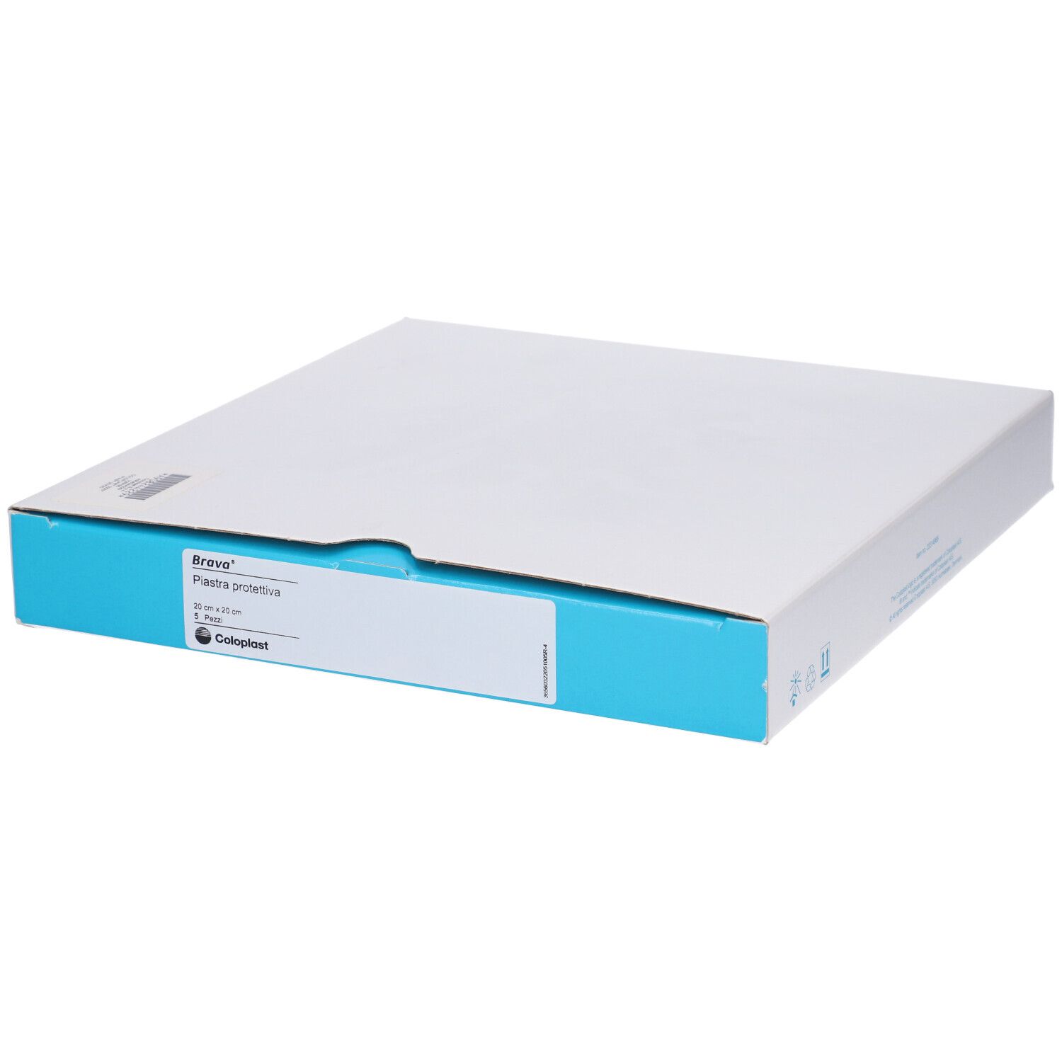 Brava Piastra Protettiva Per Stomia 20X20 Cm 5 Pezzi