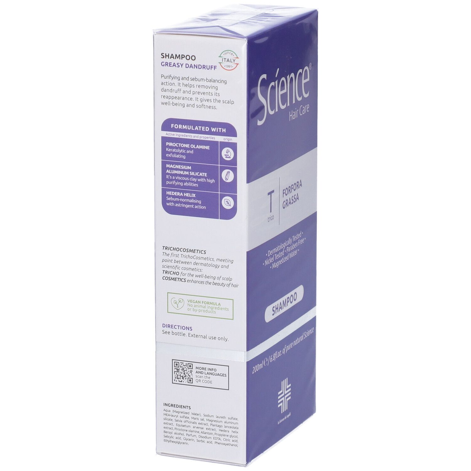 Science Hair Care Shampoo Forfora Grassa 200ml